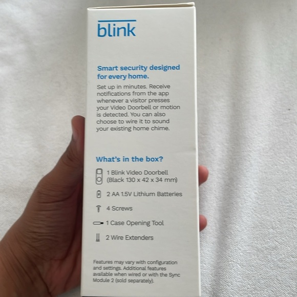 Blink doorbell and outdoor camera home security system - Picture 3 of 10